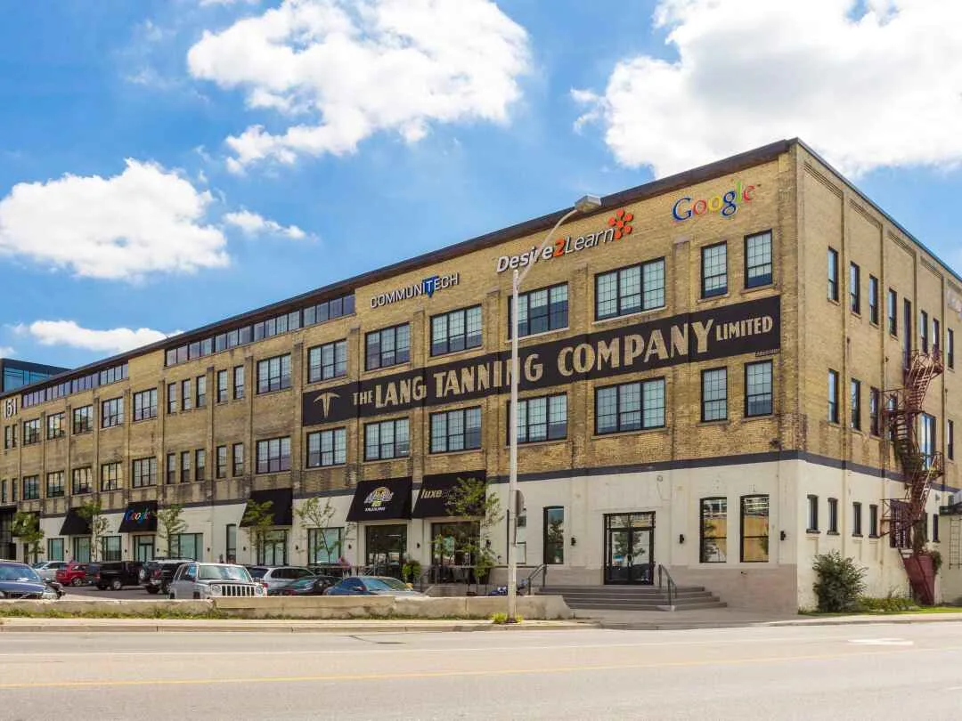 The Tannery in downtown Kitchener, home to Google, D2L, and Communitech, where Numinor provides local bookkeeping.